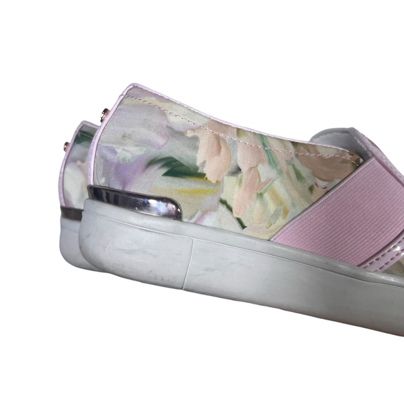 Ted Baker Laulei Womens Slip On Floral Sneakers Size 9 - Picture 9 of 13